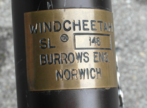 Gebraucht: Windcheetah Rahmenschild