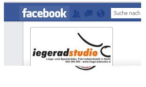 Liegeradstudio bei Facebook