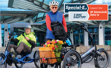 HP Velotechnik Delta TX Auszeichnung special-e.de